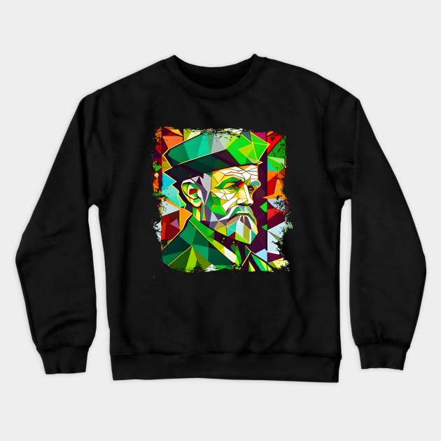 St. Patrick Great Gift For St. Patrick's Day Crewneck Sweatshirt by William Edward Husband